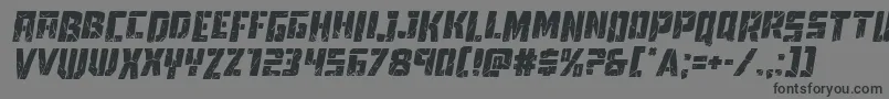 Towerruinsdropital Font – Black Fonts on Gray Background