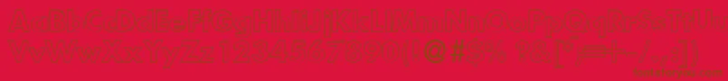 Подробнее о шрифте FutoraloutdbNormal Шрифт FutoraloutdbNormal – коричневые шрифты на красном фоне