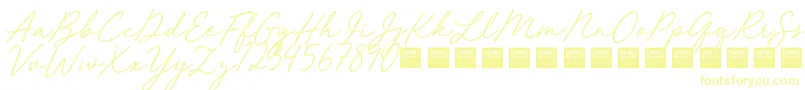 RedVelvetDemo Font – Yellow Fonts