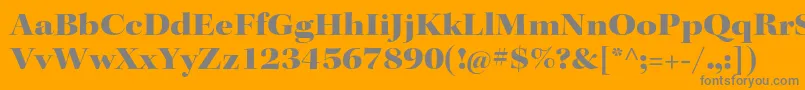 More about KeplerstdBlackextdisp Font KeplerstdBlackextdisp Font – Gray Fonts on Orange Background