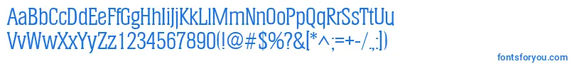 HeliumRegular Font – Blue Fonts on White Background