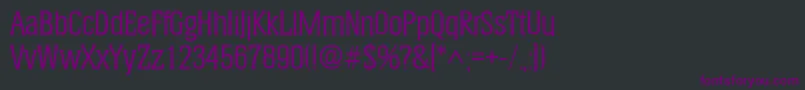 HeliumRegular Font – Purple Fonts on Black Background