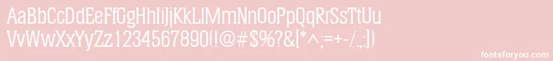 HeliumRegular Font – White Fonts on Pink Background