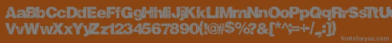 More about Fallharvest Font Fallharvest Font – Gray Fonts on Brown Background