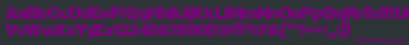 Fallharvest Font – Purple Fonts on Black Background