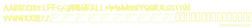 Therebemonsters Font – Yellow Fonts