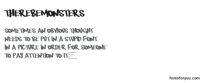 Therebemonsters Font