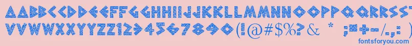 More about GreekToMe Font GreekToMe Font – Blue Fonts on Pink Background