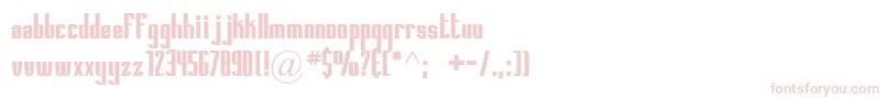 Printedcircuitboard Font – Pink Fonts on White Background