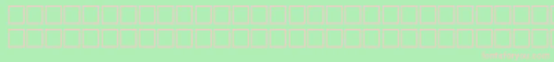 ThewallRegular Font – Pink Fonts on Green Background