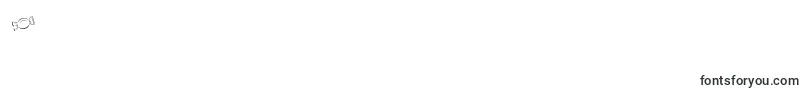 フォントDfDelectablesLetPlain.1.0 – フォント数字6