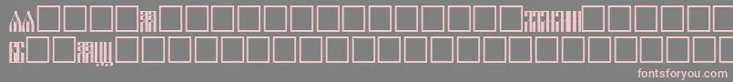 Slavjanic Font – Pink Fonts on Gray Background