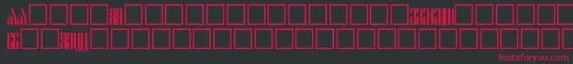 Slavjanic Font – Red Fonts on Black Background