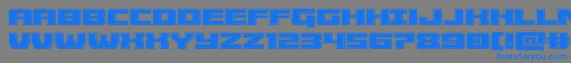 Lisätietoja Cruiserfortressbevel-fontista Cruiserfortressbevel-fontti – siniset fontit harmaalla taustalla