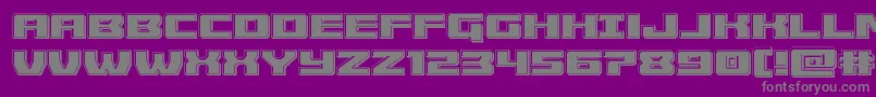 Подробнее о шрифте Cruiserfortressbevel Шрифт Cruiserfortressbevel – серые шрифты на фиолетовом фоне