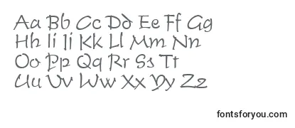 TiogascriptLightRegular Font