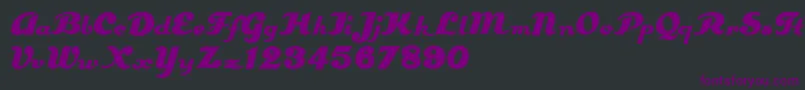 More about Estenotype Font Estenotype Font – Purple Fonts on Black Background