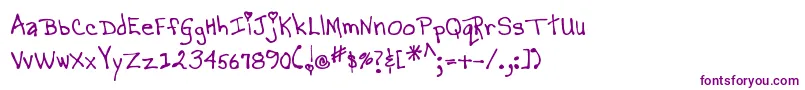MtfMagicalMarilyn Font – Purple Fonts