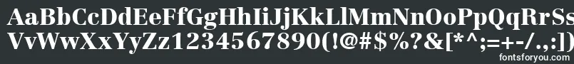 Weitere Informationen zur LinotypeCentennialLt95Black-Schriftart LinotypeCentennialLt95Black-Schriftart – Weiße Schriften auf schwarzem Hintergrund