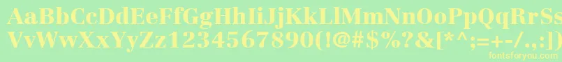 Подробнее о шрифте LinotypeCentennialLt95Black Шрифт LinotypeCentennialLt95Black – жёлтые шрифты на зелёном фоне