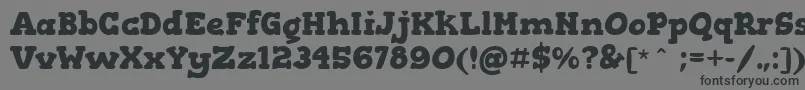 GorditasBold Font – Black Fonts on Gray Background