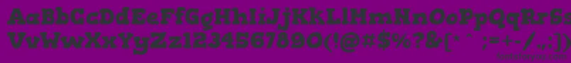 GorditasBold Font – Black Fonts on Purple Background