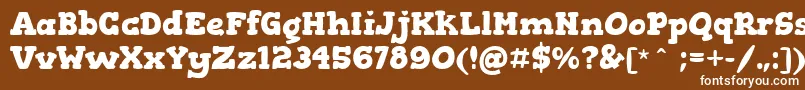 More about GorditasBold Font GorditasBold Font – White Fonts on Brown Background