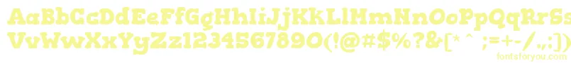 GorditasBold Font – Yellow Fonts on White Background