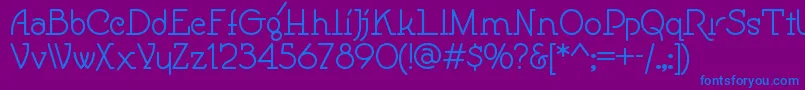 Speedballno1nf Font – Blue Fonts on Purple Background