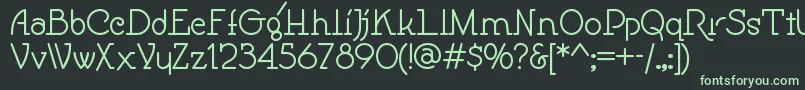 Speedballno1nf Font – Green Fonts on Black Background