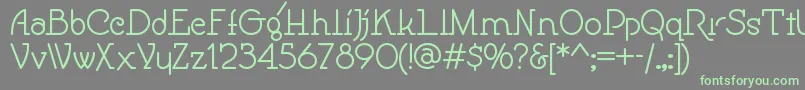Speedballno1nf Font – Green Fonts on Gray Background