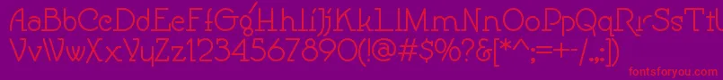 Speedballno1nf Font – Red Fonts on Purple Background