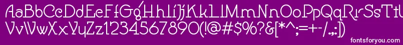 Speedballno1nf Font – White Fonts on Purple Background