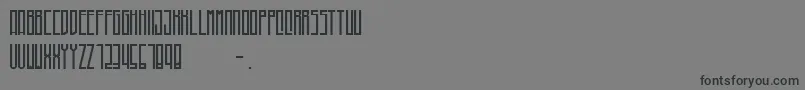 Higher-Schriftart – Schwarze Schriften auf grauem Hintergrund
