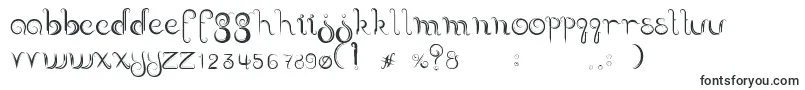 Шрифт Delectable – фигурные шрифты