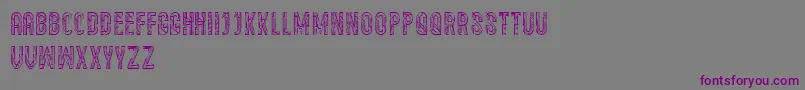 Semravut Font – Purple Fonts on Gray Background