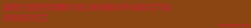 Semravut Font – Red Fonts on Brown Background