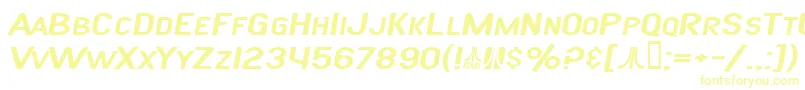 SfAtarianSystemExtendedItalic Font – Yellow Fonts