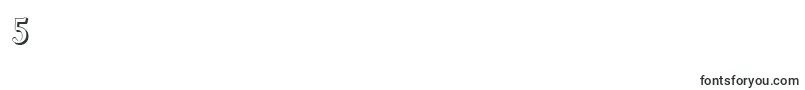 CasablancashadowMediumRegular-Schriftart – Schriften für die Ziffer 5