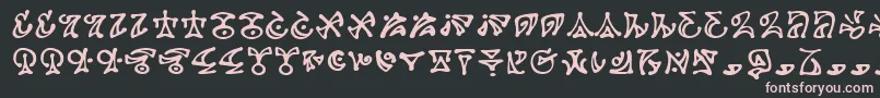 DarkartsBb Font – Pink Fonts on Black Background