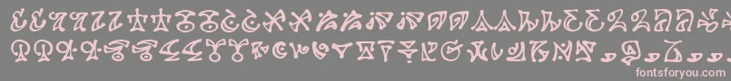 DarkartsBb Font – Pink Fonts on Gray Background