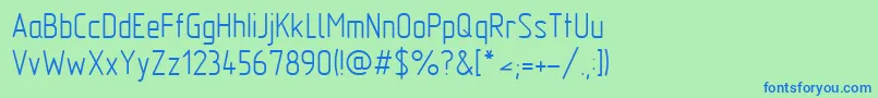 More about Gost2.30481 Font Gost2.30481 Font – Blue Fonts on Green Background