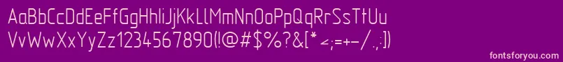 Gost2.30481 Font – Pink Fonts on Purple Background