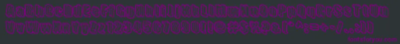 SensoryCortex Font – Purple Fonts on Black Background