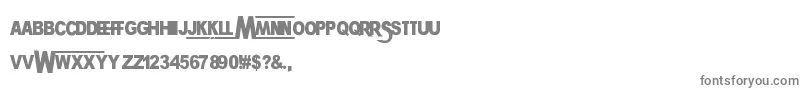 Lisätietoja Wrestlemania-fontista Wrestlemania-fontti – harmaat fontit