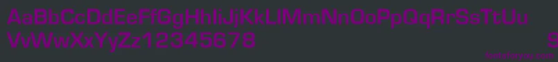 EurostileBold Font – Purple Fonts on Black Background