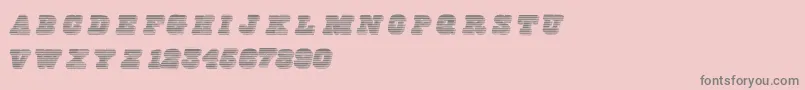 Czcionka Freeline – szare czcionki na różowym tle