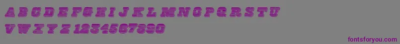 Freeline Font – Purple Fonts on Gray Background