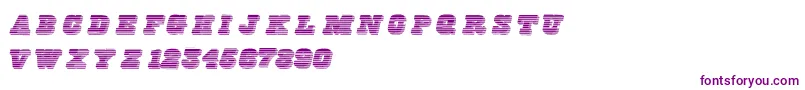 Freeline Font – Purple Fonts on White Background