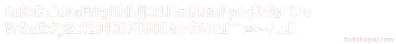 LondrinasketchRegular Font – Pink Fonts on White Background